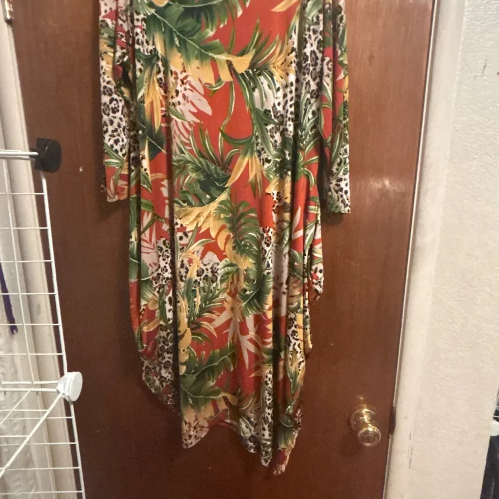 Tropical Print Maxi Dress - Picture 12 of 16